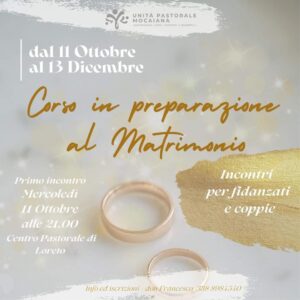 Read more about the article Corso in preparazione al Matrimonio