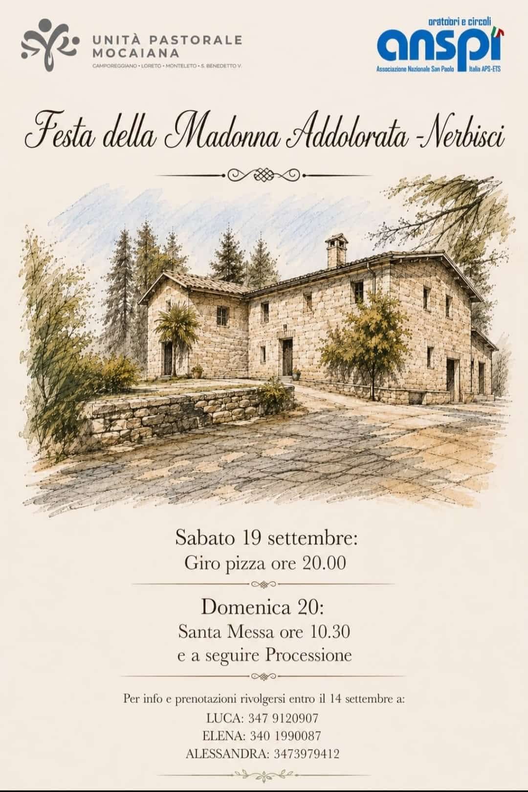 You are currently viewing Festa della Madonna Addolorata-Nerbisci