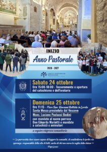 Read more about the article Inizio Anno Pastorale 2026-2027